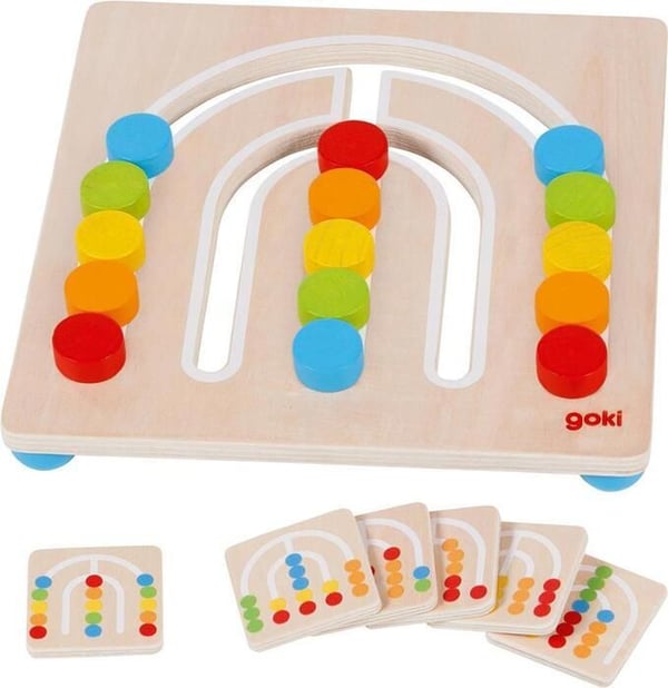 Barns logikspel Rainbow wood