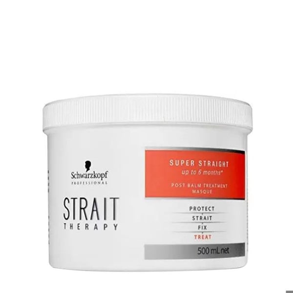 Mask Sken Efter Utjämning - Schwarzkopf - Strait Therapy - 500ml - Friska Hår - Siden Glans