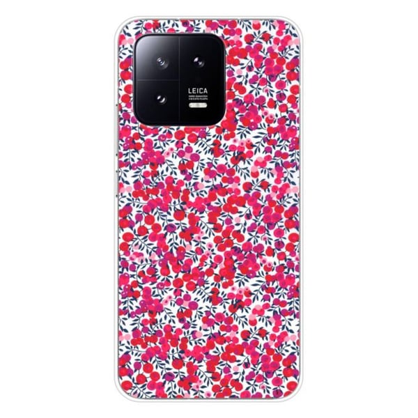Silicone-fodral - Kompatibel med Xiaomi 13 - design liberty wiltshire röd