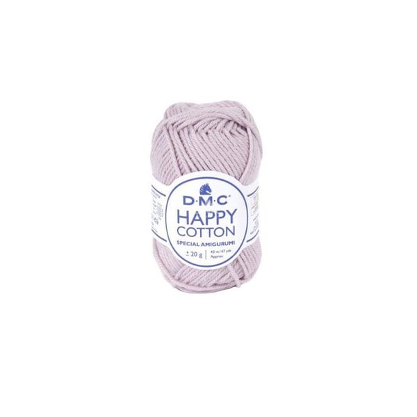 DMC - Natura Happy Cotton 3mm 20g Amigurumi och Virkning Col. 769 rosaviolet