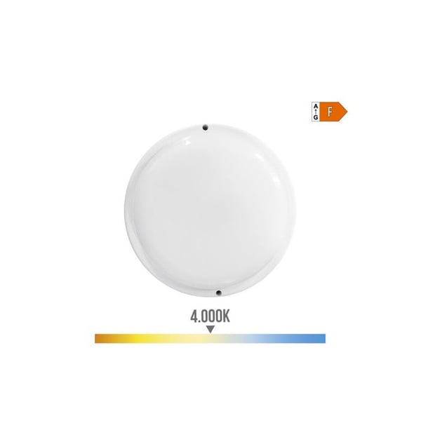 S.off. Väggmonterad Rund Led 18w 1820lm 4000k ø20,8x4,8cm Edm
