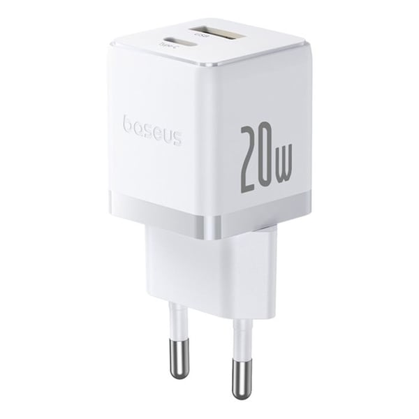 Laddare - BASEUS - Palm (CCZC20UE) - 20W - USB Typ-C - Månsfärgad