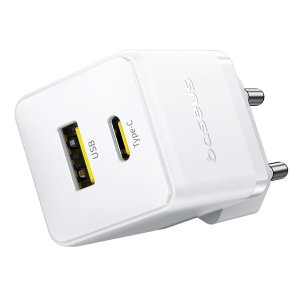 Laddare - BASEUS - Palm (CCZC20UE) - 20W - USB Typ-C - Månsfärgad