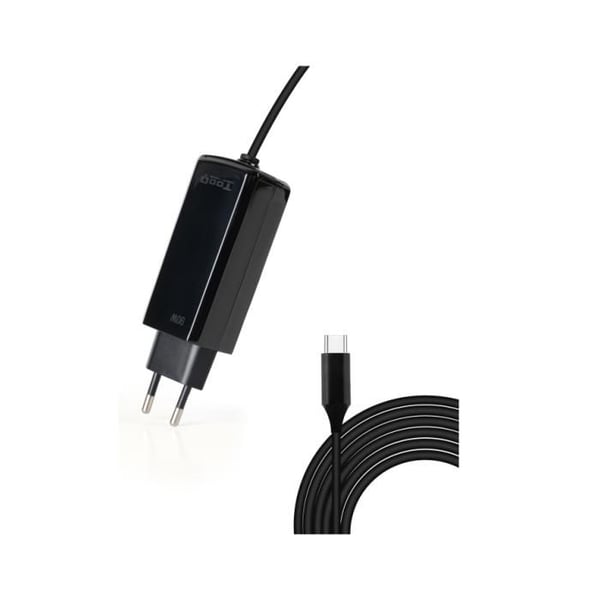 Bärbar Laddare - TOOQ - CUBICO - 90W - USB-C PD - Svart