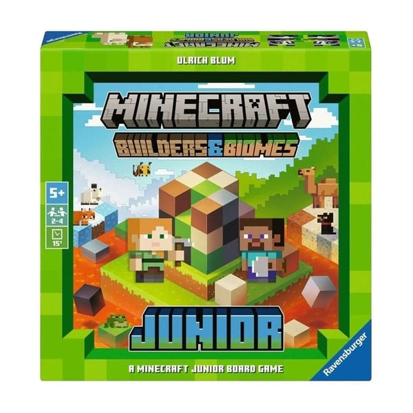 Ravensburger - Minecraft - Brädspel Builders & Biomes Junior