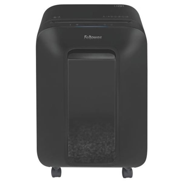 Dokumentförstörare - FELLOWES - POWERSHRED LX201 - Micro cut - 22L korg - 4 hjul