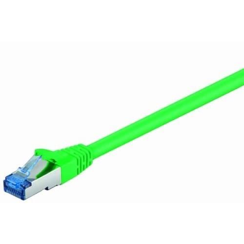 Cordon de raccordement Cat6a-1000 WENTRONIC - 10m - Grön - SFTP, PiMF - RJ-45 hane - Halogenfri