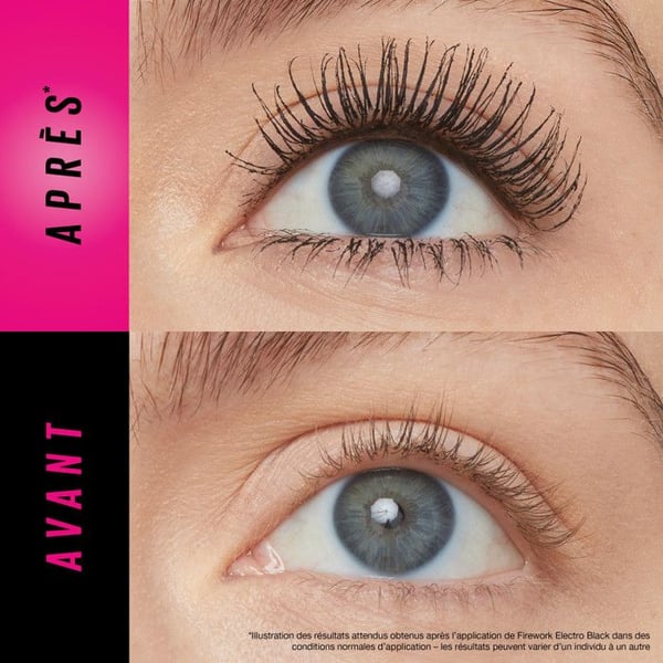 Maybelline New York Mascara Cils Sensational Firework Electro Black Effekt Cils Utrullade i 360°