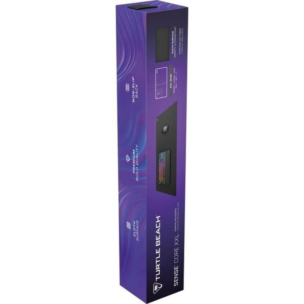 Spilmåtte - Turtle Beach SenseCore XXL - Mikrofiberoverflade, balanceret, komfortabel