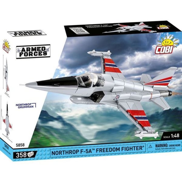 Modell - COBI - Northrop F-5A Freedom Fighter - 585 delar - Plast - Att montera själv