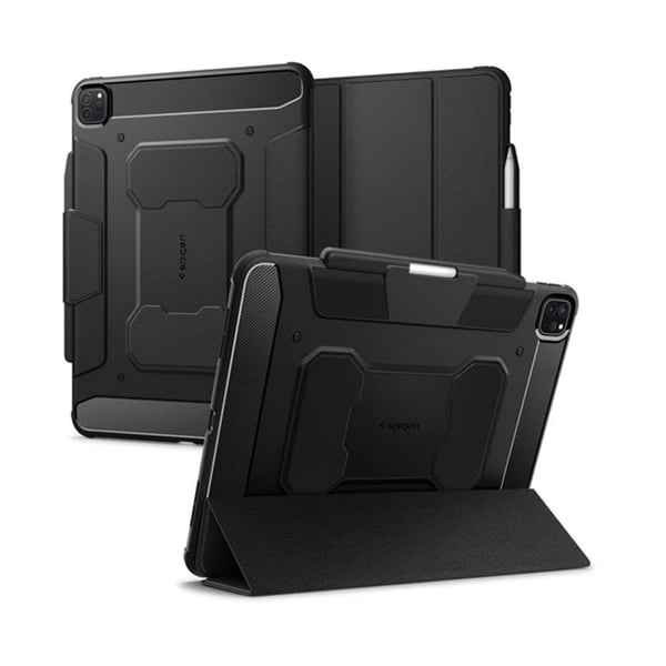 Spigen Rugged Armor Pro – Fodral för iPad Pro 13" (M4, 2024) (Svart)