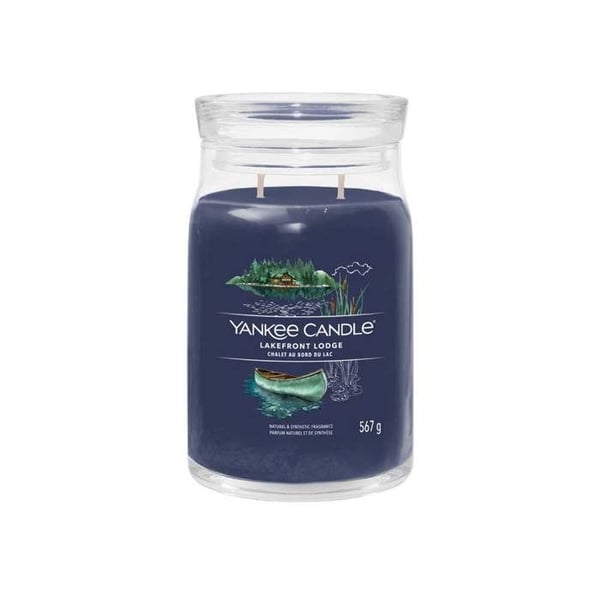 YANKEE CANDLE CANDELA GRANDE SIGNATURE LAKEFRONT LODGE