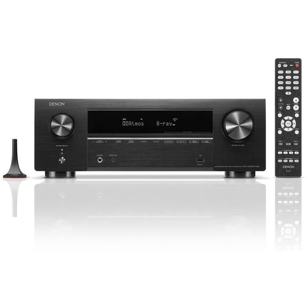 Hemmabioförstärkare - Denon - AVR-X1800H DAB - 8K - Dolby Atmos - HEOS Integrated