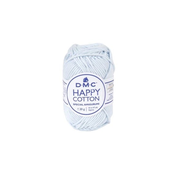 DMC - Natura Happy Cotton 3mm 20g Amigurumi och Virkning Col. 765 blå