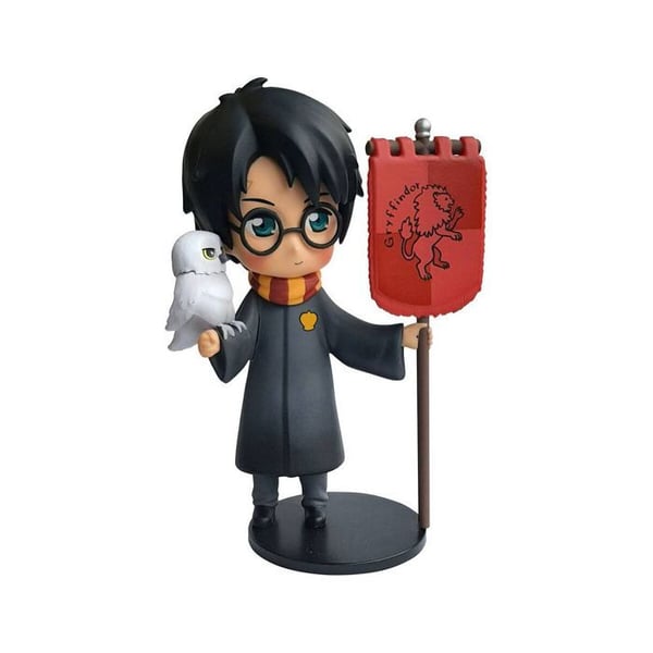 Harry Potter & Hedwig Figurine - Plastoy - Harry Potter Licens - Barn - Från 3 år - Svart- USED