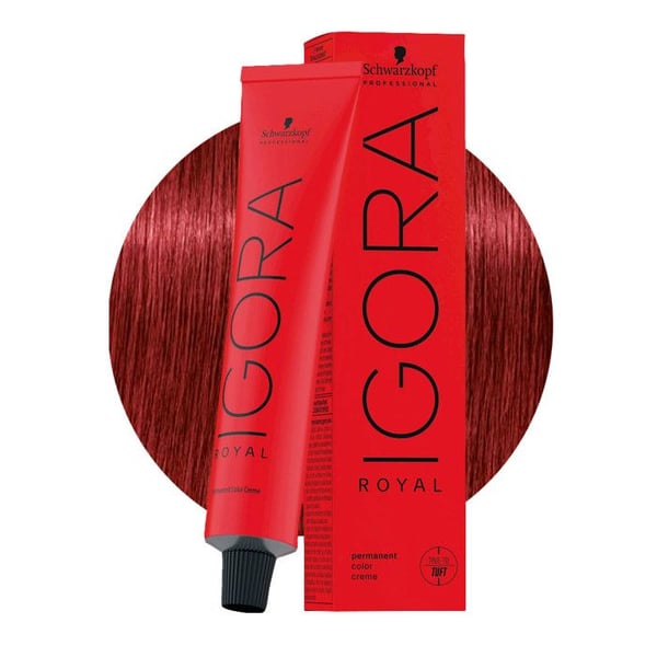 Permanent färgning - Schwarzkopf - Igora Royal 6-88 - Extra mörkröd blond - 60ml - Kräm