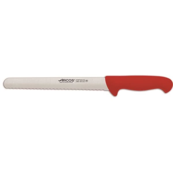 Konditorkniv Arcos Couleur - Prof 295022 i Nitrum rostfritt stål och ergonomisk mangoröd polypropen med blad