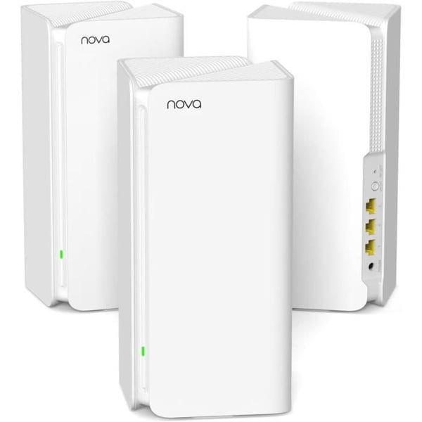 Mesh WiFi 6 System - TENDA - Nova MX15 Pro3 - AX5400Mbps - Dækning 3604200ft² - Nem installation