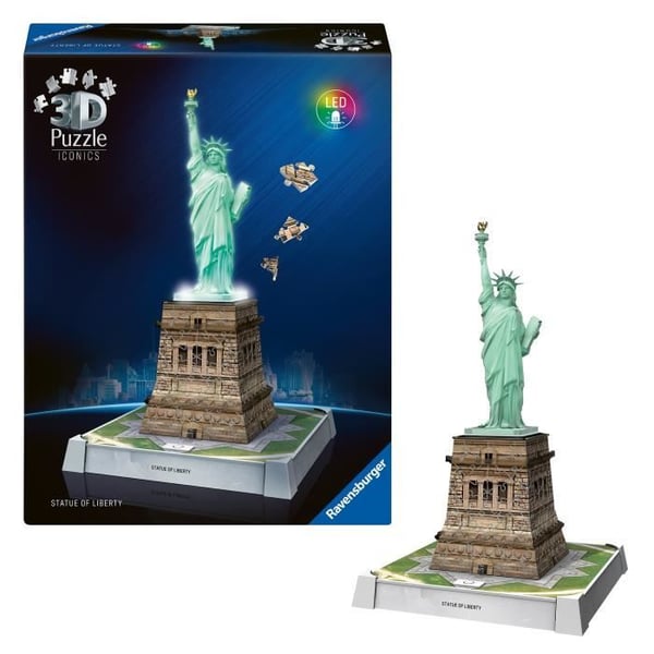 Puzzle 3D Iconics - Den oplyste frihedsgudinde