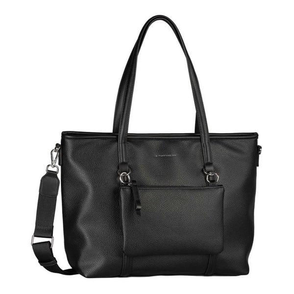 Väska - TOM TAILOR - Jamila Zip Shopper L - Svart - 100% polyuretan - Dragkedja