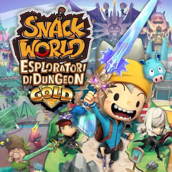 Videospel - NINTENDO - Snack World: Dungeones Explorers - Gold - Nintendo Switch - PEGI 7+