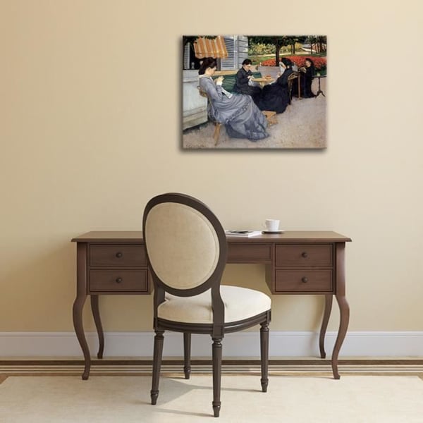 Legendarte - Målning, Tryck på duk - Porträtt på landsbygden Gustave Caillebotte cm. 50x60