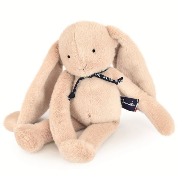 MA0163 Le Lapin Meloe 37cm Beige - MAÏLOU TRADITION - PELUSHER/Doudous - Brun - Polyester / Bomull