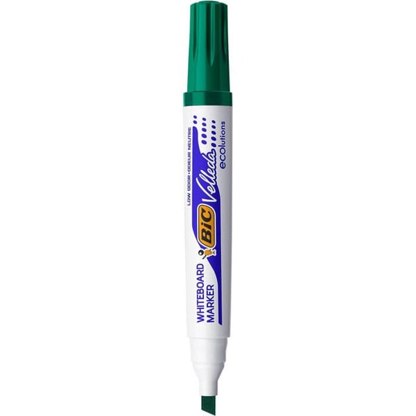 Velleda 1751 raderbara markörer - Grön - BIC - Mejselspets - Grönt ketonbläck
