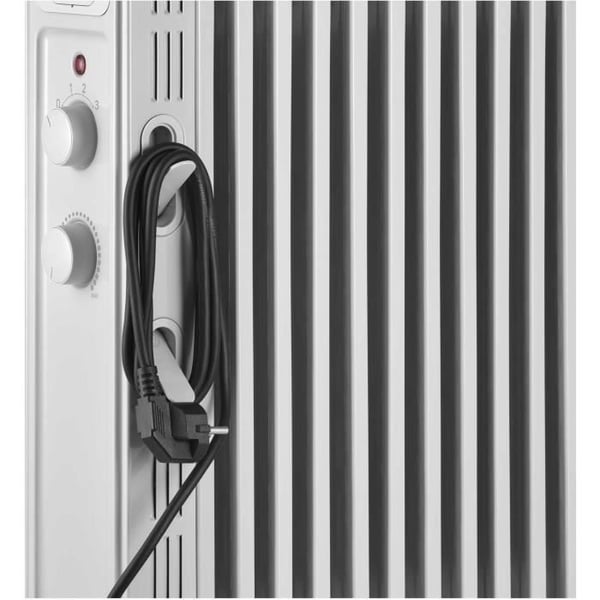 Elvärmare oljebad - SENCOR - SOH 3411WH - 2300 W - 2 knappar - Vit