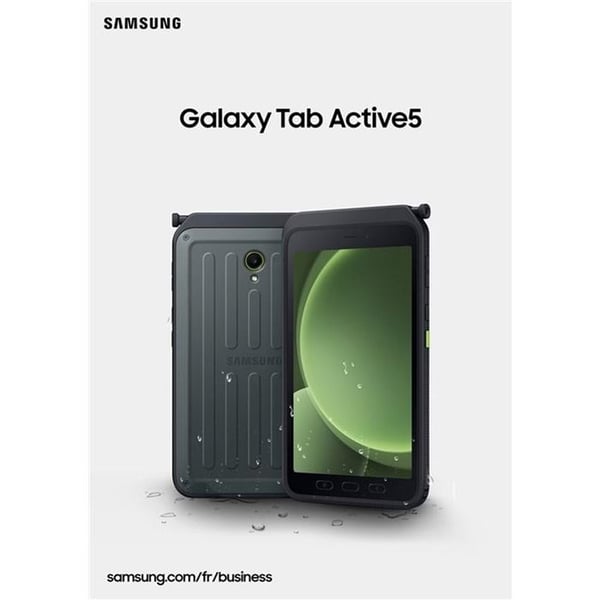 Samsung Galaxy Tab Active 5 WiFi Enterprise Edition WiFi 128 GB vert Surfplatta Android 20,3 cm (8 tum) CEE E (A - G)