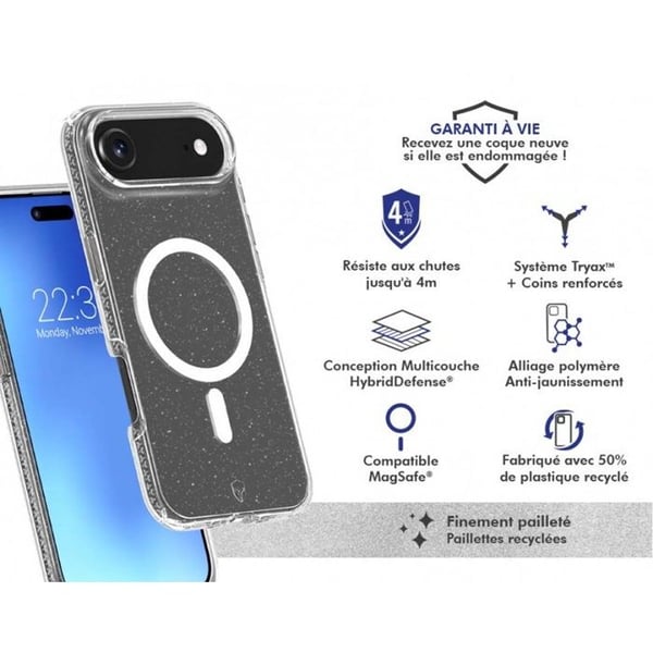 Coque FC Air Xtrem MagSafe - IPhone Air - Återvunnen - Paljetter