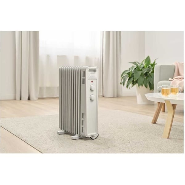 Elvärmare oljebad - SENCOR - SOH 3411WH - 2300 W - 2 knappar - Vit