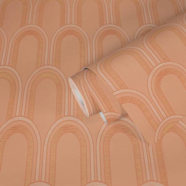 A.S. Creation tapet Art Deco Art Deco 391761 non-vävd orange vit Art Deco Tadessi 10,05 x 0,53 m