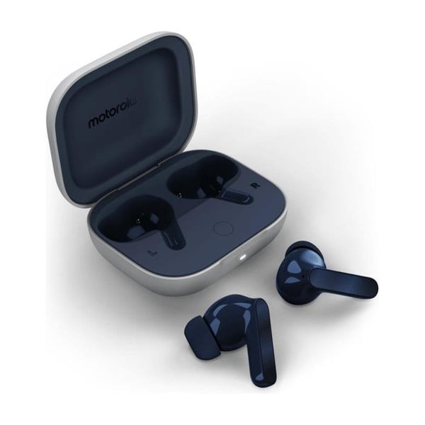 Bluetooth-hörlurar - MOTOROLA - Moto Buds+ Tim - In-ear - Starlight Blu - Batteritid 9h