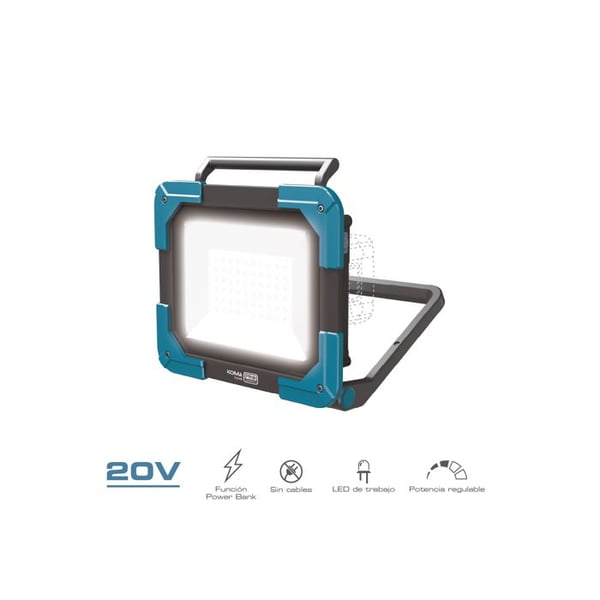 Arbetslampa Led 20v 2500 Lm (utan batteri eller laddare)