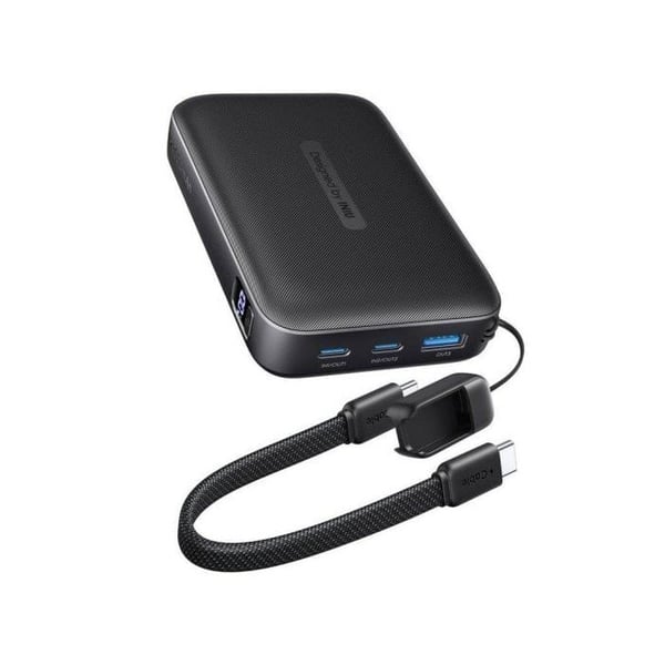 Powerbank INIU Pocket Neo 20000 mAh Svart LED-skärm Snabbladdning 22.5W