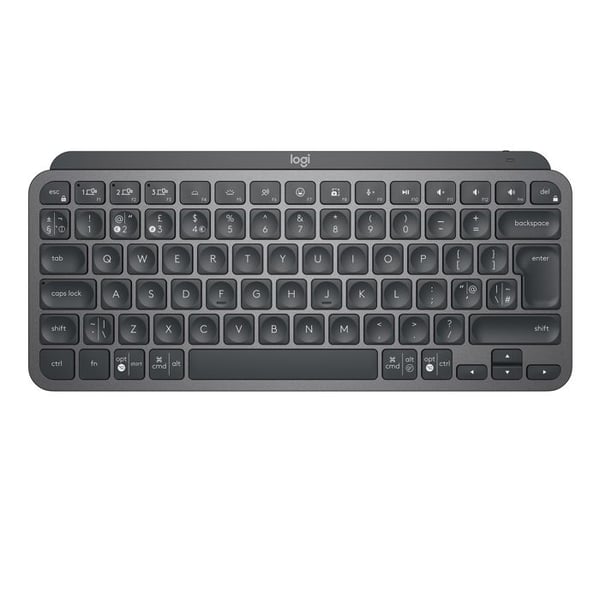 Trådlöst tangentbord - Logitech - MX Keys Mini - Grafit - Bakgrundsbelyst - US