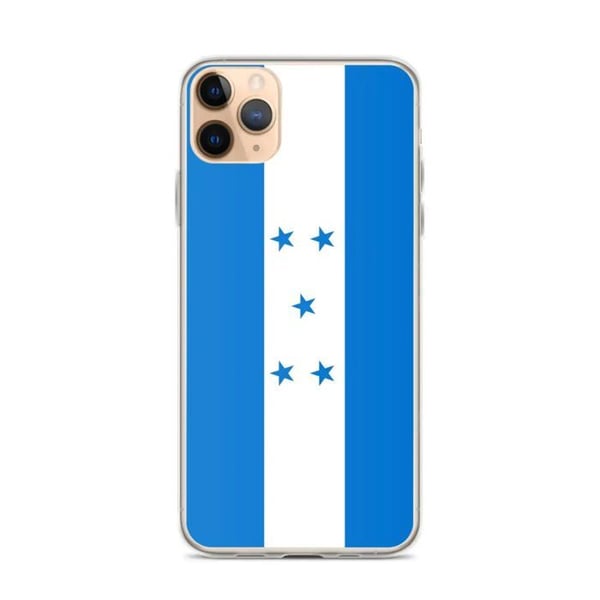Telefonfodral - PIXELFORMA - iPhone 11 Pro Max - Flagga Honduras - Transparent plast - TPU