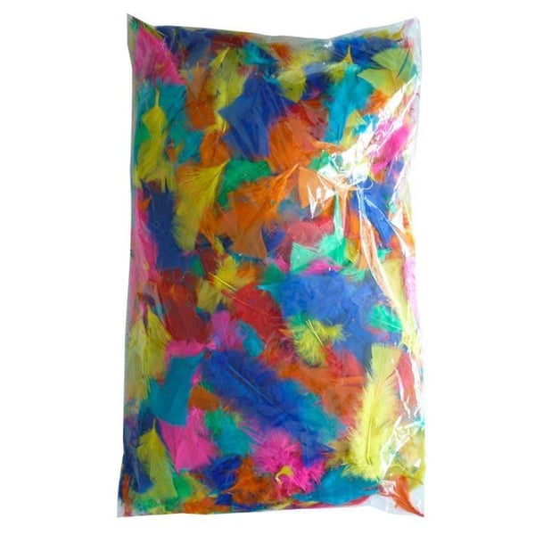 Plume kalkon - KREATIV FRÖ - Påse med 250g - Längd 10 till 15 cm - Dekoration masker