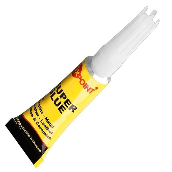 Tube 3 g Super Glue Cyanokrylat Doseringslock