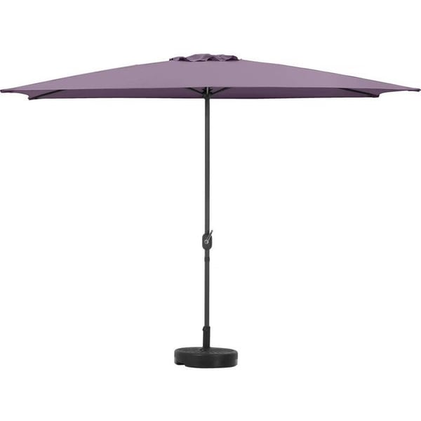Rektangulär lutande parasoll "Sol 2" - 2 x 3 m - Lila