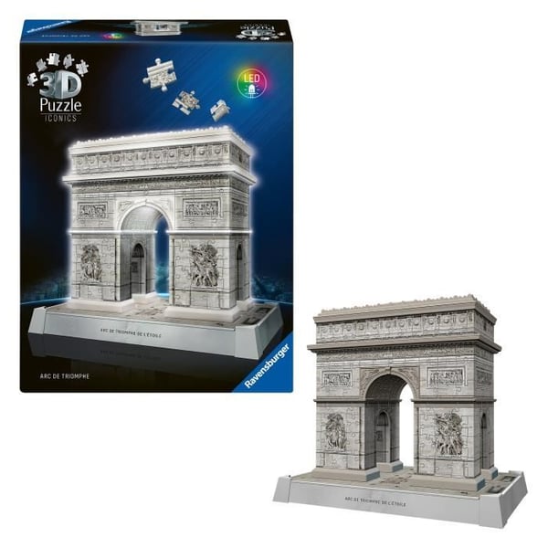 Puzzle 3D Ikonisk - Opeløftede Triumfbue