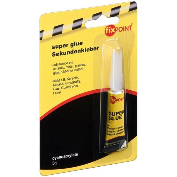 Tube 3 g Super Glue Cyanokrylat Doseringslock