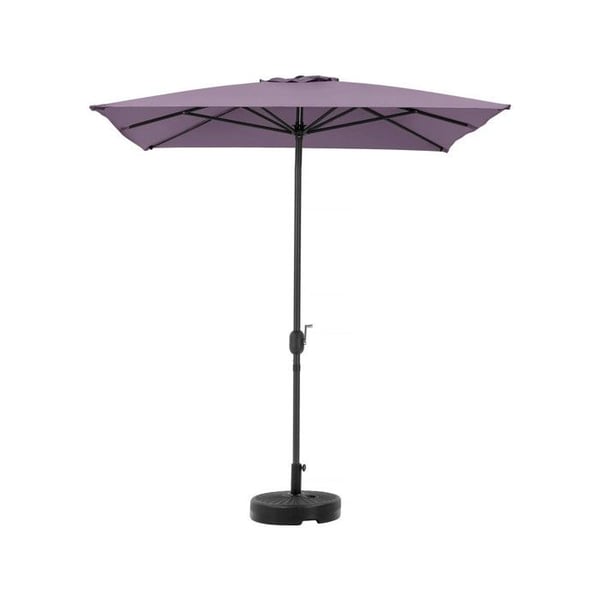Rektangulär lutande parasoll "Sol 2" - 2 x 3 m - Lila