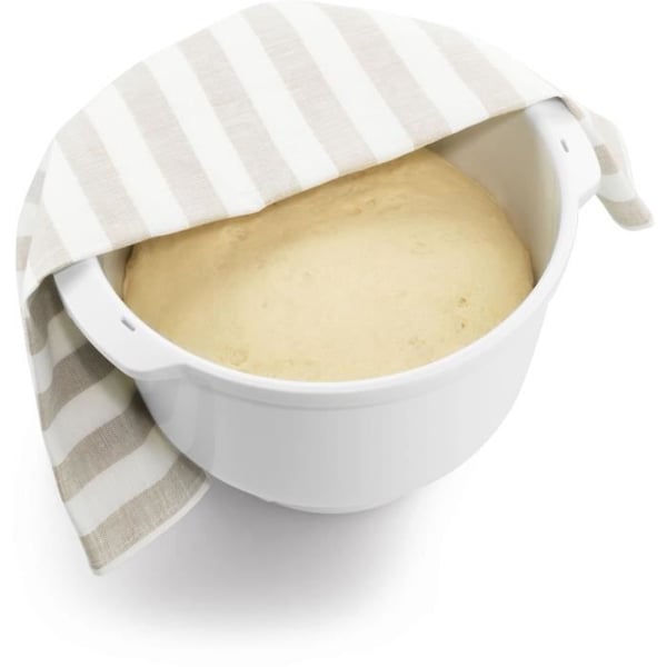 Hvid plastskål - BOSCH - MUZ5KR1 - Til køkkenmaskine MUM5 - Til 750 g mel + andre ingredienser