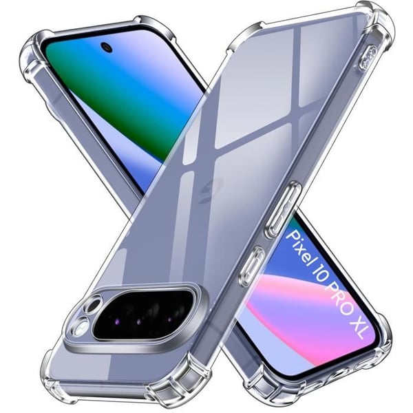 Fodral för Google Pixel 10 Pro XL - PHONILLICO - Flexibelt - Stötresistent - Transparent - Slät