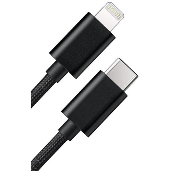 USB-C laddningskabel - FIIO - LT LT4 - Vit - 1m - Kompatibel med alla USB-C enheter