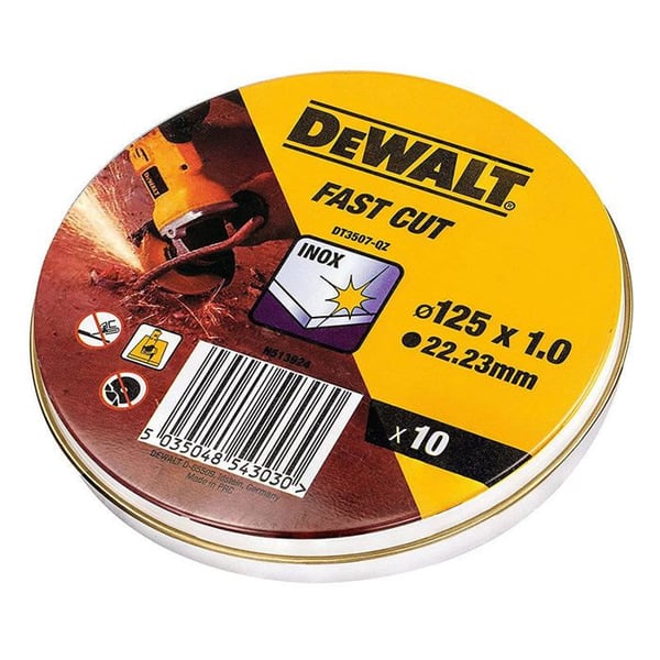 Skæreskiver til rustfrit stål - DEWALT - DT3507-QZ - Pakke med 10