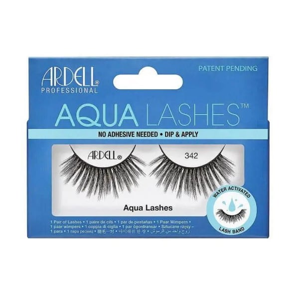Faux Cils - Ardell - Aqua Lashes 342 - Svart - Snabb applicering - Utan lim