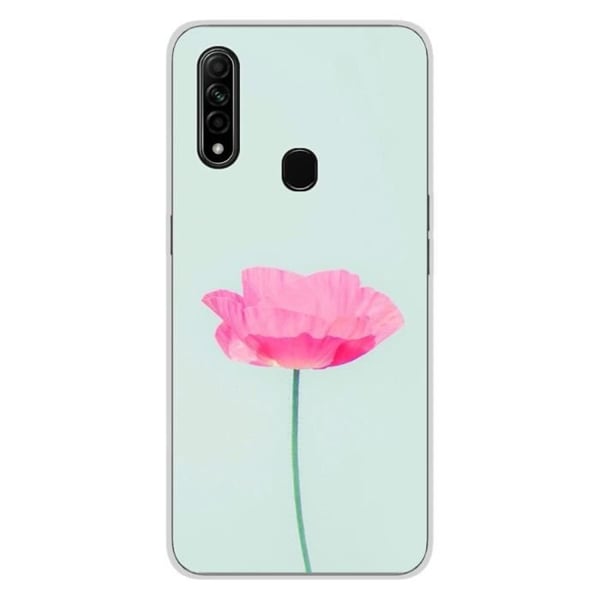 Tryckt silikonfodral som är kompatibelt med Oppo A31 Rose Flower